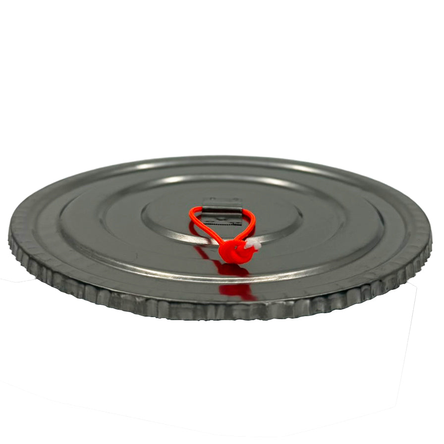 FeatherLid ultralight titanium pot lid, side view