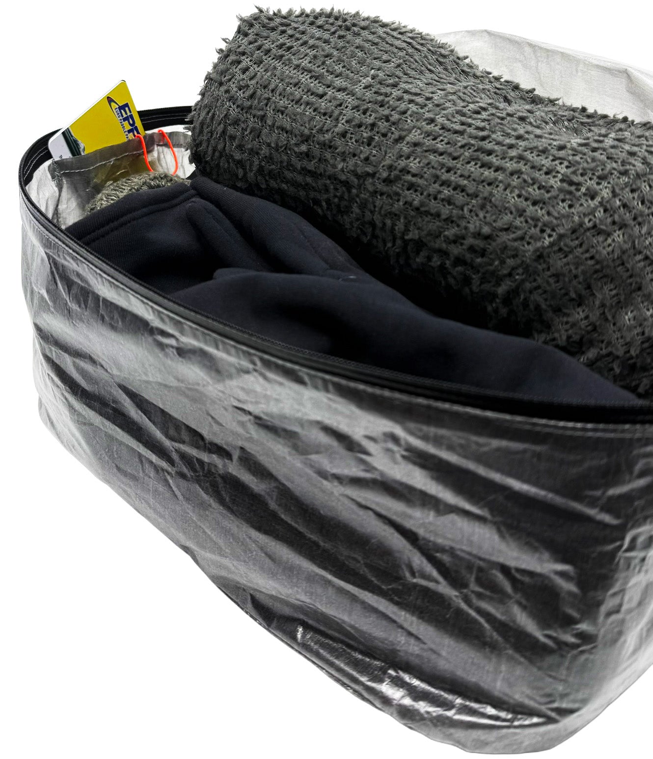 Open AeroCube packing cube organized with trail clothing