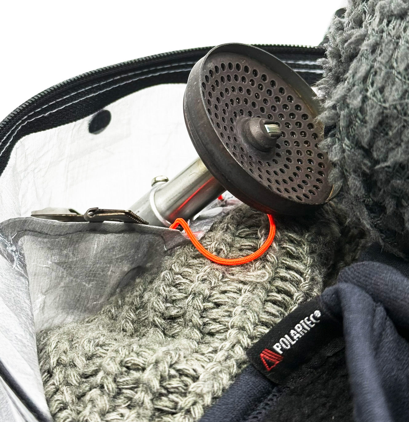 AeroCube packing cube holding backpacking cookware and clothing